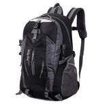 Nylon Waterproof Travel Backpacks Men's Climbing Bags Hiking Boy Girl Cycling Outdoor Sport School Bag Backpack For Women Mart Lion Black 33x52x18cm 