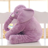 60CM One Piece Gray Elephant Plush Doll With Long Nose Cute PP Cotton Stuffed Baby Super Soft Elephants Toys WJ346 Mart Lion 40CM Purple 