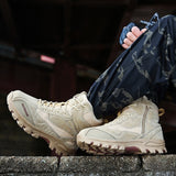  Tactical Military Combat Boots Men's Genuine Leather US Army Hunting Trekking Camping Mountaineering Winter Work Shoes Mart Lion - Mart Lion