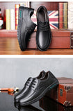 Men Genuine Leather Casual Shoes Black Loafers Handmade Retro Leisure Zapatos Casuales Hombres Mart Lion   