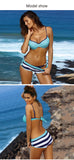 Women Swimwear Bikini Set Vintage Solid Sunscreen Female Swimsuit Beach Suit Ladies Bathing Suits Mart Lion   