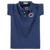 Men's Clothing Top Grade Designer Logo Summer Men's Polo Shirts with Short Sleeve Turn Down Collar Casual Tops Mart Lion Navy Blue M 