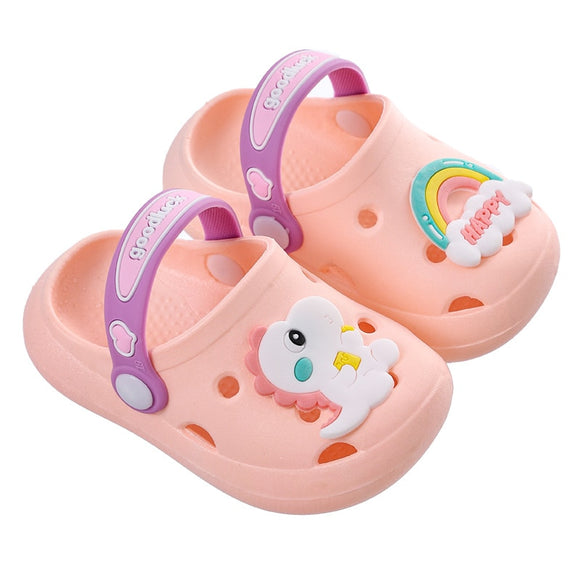 Children's Summer Beach Shoes, Home Household Garden Shoes Children's Sandals Summer Baby Slippers Sole Slippers Hole Shoes  MartLion
