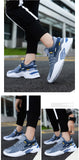 Sports Shoes Men's Fly Woven Mesh Breathable Lace-up Leisure Running Korean Students Cross-border Mart Lion   