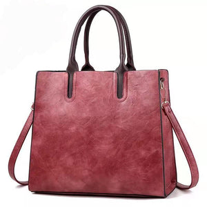  Vintage Handbags for Women Female Soft Leather Shoulder Messenger Bags Ladies Casual Tote Large Capacity Sac Mart Lion - Mart Lion