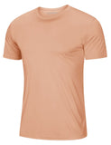 Soft Summer T-shirts Men's Anti-UV Skin Sun Protection Performance Shirts Gym Sports Casual Fishing Tee Tops Mart Lion Apricot CN L (US M) China
