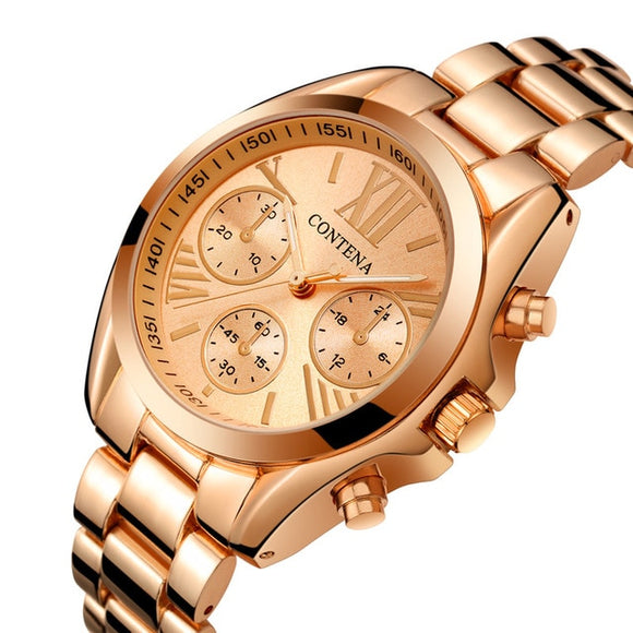 Quartz Watch Ladies Pink Wrist Women Watches Relogio Feminino Montre Femme Clock Mart Lion RoseGold China 