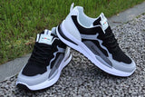 Cross-border Foreign Trade Men's Shoes Sports Casual Mesh Breathable Black Mart Lion   