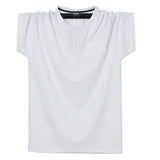 Summer Cotton White Solid T Shirt Men's Causal O-neck T-shirt Classical Oversized Men's Streetwear Top Tees Mart Lion White M 