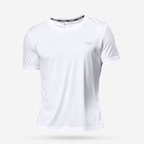 Multicolor Quick Dry Short Sleeve Sport T Shirt Gym Jerseys Fitness Shirt Trainer Running Men's Breathable Sportswear Mart Lion White M 