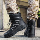 High-Top Men's Hiking Boot Winter Outdoor Shoes Special Tactical Military Trendy Outdoor Waterproof Mart Lion - Mart Lion