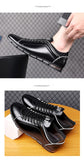 Autumn Men's Sneakers Shoes Winter Casual Solid Leather Shoe Sport Flat Round Toe Light Breathable Mart Lion   