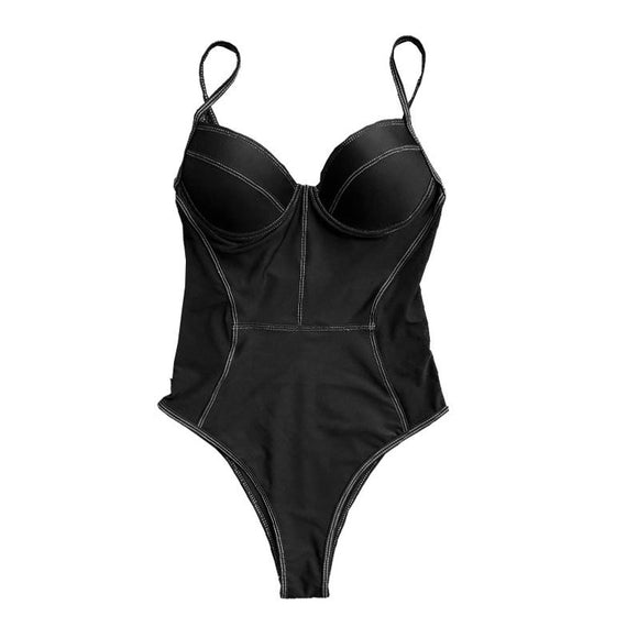  One Pieces Bathing Suits For Women Backless Bikini Mesh Swimsuit Female Swimwear Beachwear Mart Lion - Mart Lion