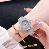 Luxury Women Quartz Watches Ladies Stainless Steel Rhinestone Bracelet Gifts Dress Wristwatches Mart Lion C11 Watch bracelet China 