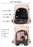 Waterproof Oxford Women Backpack Fashion Anti-theft Women Backpacks Print School Bag Large Capacity Backpack Mart Lion - Mart Lion