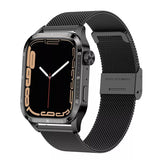 GT4 Smart Watch Men's Always-On Display NFC Bluetooth Call Heart Rate Blood Pressure Wireless Charging Smartwatch Mart Lion Black Steel  