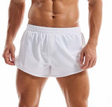  Men's Underwear Boxer Shorts Cotton Split Side Ultra Shorts Casual Sleep Bottoms Pajamas Underpants Lounge Home Sleepwear Mart Lion - Mart Lion