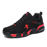 Men's Shoes Casual Sneakers Trainers Air Cushion Leisure Blue Tenis Masculino Adulto Mart Lion Black red 38 