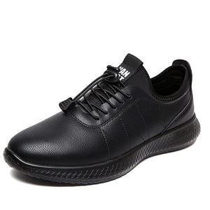 Designer Leather Men's Sneaker Shoes Leather Basketball Sneakers Lace-up Luxury Rubber Shoes Mart Lion Black-2 39 