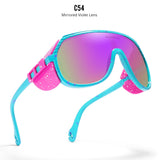Polarized Cycling Sunglasses Men's Mirrored lens TR90 Frame Women Outdoor sport Bicycle Glasses Goggles Eyewear UV400 Mart Lion C54  