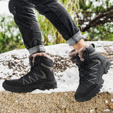 Winter Men‘s Hiking Shoes Outdoor Trekking Boots High Top Mountain Climbing Sneakers Tactical Ankle Boots Mart Lion   