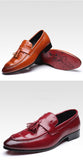 Casual Shoes Crocodile Grain Leather Men's Driving Loafers Moccasins Tassels Party Wedding Flats Mart Lion   