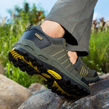 Padded Outdoor Men's Sneakers Breathable Trail Running Shoes Trekking Hiking Male Sports Shoes Tactical Men's Mart Lion   