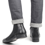  Men Chelsea Boots Style Ankle Boots Split Leather Upper Mart Lion - Mart Lion