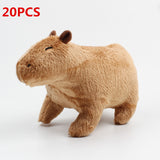 18cm Simulation Capybara Plush Toy Fluffy Capybara Doll Soft Stuffed Animal Toy Kids Toy Home Room Decor Mart Lion 20PCS  