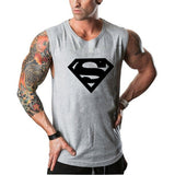 Clothing men's Gym Tank Tops Summer Cotton Slim Fit shirts Bodybuilding Sleeveless Undershirt Fitness tops tees Mart Lion gray86 M 