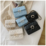  Summer Mini Small Handbags Tide Pearl Chain Bags Women Bag Versatile White Single Shoulder Crossbody Handbag Mart Lion - Mart Lion