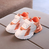Children Damping Casual Sneakers Boys Wear-resistant Sneakers Girls Lightweight Shoes Baby with Breathable Mart Lion Orange 21 