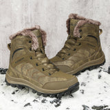 Winter Boots High Altitude Hiking Shoes Outdoor Field Training Boots High-Top Men's Climbing Snow Shoes Mart Lion   