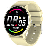 Smart Watch Men's Elegant Women Smartwatch Heart Rate Sleep Monitor Sport Fitness Music Ladies Waterproof Wrist Watch Mart Lion yellow China 