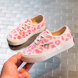 Girls Canvas Shoes Leopard Print Pink Summer Children Pedal Shoes Net Red Tide Mart Lion   