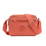 Women Messenger Bag Small Nylon Shoulder Crossbody Female Luxury Tote Designer Handbag Mart Lion Orange  