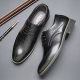 Misalwa White Brogue Men's Casual Formal Shoes Oxford PU Leather Dress Shoes Party Gentleman British