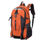 Nylon Waterproof Travel Backpacks Men's Climbing Bags Hiking Boy Girl Cycling Outdoor Sport School Bag Backpack For Women Mart Lion Orange 33x52x18cm 