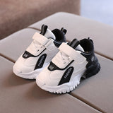 Children Damping Casual Sneakers Boys Wear-resistant Sneakers Girls Lightweight Shoes Baby with Breathable Mart Lion Black 21 