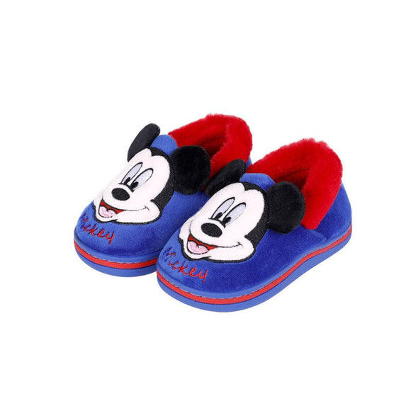 Mickey Mouse Cotton Shoes Flats Baby Boys Girls Plush Winter Child Girls Slip on Kids Warm Shoes Casual Flats Mart Lion   