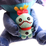 8pcs/lot 25cm Cartoon Animal Lilo Stitch Angel Stuffed Doll Plush Toy for Boys Girls Mart Lion   