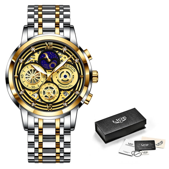 Gold Watch Women Watches Ladies Creative Steel Bracelet Female Waterproof Clock Relogio Feminino Mart Lion gold black China 