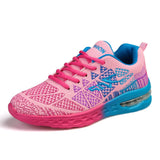 Couples Air Cushion Sneakers Mesh Athletic Running Shoes Breathable Marathon Sneakers Outdoor Sports Shoes Mart Lion pink 011 35 