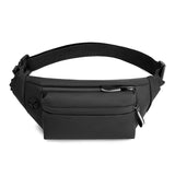 Outdoor men's Belt Pouch Sports handbag Casual Cycling Small Waist Pack Crossbody Bag Shoulder Bag Crossbody Ches Mart Lion Black 2  