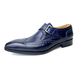 Oxford Style Men's Dress Shoes Handmade Genuine Leather Designer Formal Mart Lion   