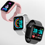  Series i7 Digital watch Men's Women Smartwatch Heart Rate Step Calorie Fitness Tracker band watches For Apple Android kids Y68 Pro Mart Lion - Mart Lion
