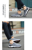 Men's Walking Shoes Slip on Casual Shoes Thick Bottom Non-slip Outdoor Hiking Sneakers Mart Lion   