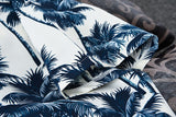 Quick Dry Casual Floral Beach Shirt Men's Summer Men's Short Sleeve Hawaiian Shirt Asian