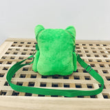 Plush Cute Frog Small Bag Female Girl Mobile Phone Bag Shoulder Messenger Bag Mart Lion   