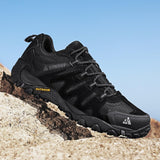 Men's Hiking Shoes Suede Leather Outdoor Wear-resistant Men's Trekking Walking Hunting Tactical Sneakers  Mart Lion